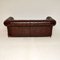 Antique Deep Buttoned Leather Chesterfield Sofa 11