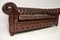 Antique Deep Buttoned Leather Chesterfield Sofa, Image 7