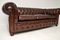 Divano Chesterfield antico in pelle, Immagine 7