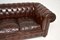 Antique Deep Buttoned Leather Chesterfield Sofa 6