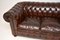 Antique Deep Buttoned Leather Chesterfield Sofa, Image 5