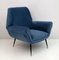 Mid-Century Modern Italian Armchairs in Velvet by Gigi Radice for Minotti, 1950s, Set of 2, Image 7