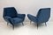 Mid-Century Modern Italian Armchairs in Velvet by Gigi Radice for Minotti, 1950s, Set of 2 2