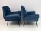 Mid-Century Modern Italian Armchairs in Velvet by Gigi Radice for Minotti, 1950s, Set of 2 4