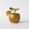 Portagioie a forma di mela in bronzo dorato, anni '50, Immagine 1