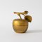 Gilt Bronze Apple Trinket Box, 1950s 5