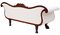 19th Century Mahogany Scroll Arm Sofa, Image 3