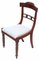 Antique Regency Mahogany Dining Chairs 1830s, Set of 8 3
