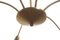 Messing Spider Sputnik Deckenlampe, 1950er 10