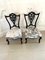 Antique Victorian Ebonised Side Chairs, Set of 2 8