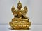 Gilded Seated Buddha on Stylized Lotus Base 1