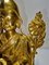Bouddha Assis Doré sur Socle Lotus Stylisé 9