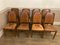 Art DEco Walnut Dining Tables and Chairs, Set of 12, Image 6