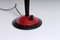 Lampe de Bureau Ajustable Postmoderne Rouge et Noire de Herda, 1980s 9