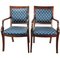 Empire Mohogany Armrest Chairs, Set of 2 1