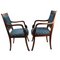 Empire Mohogany Armrest Chairs, Set of 2 2