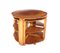 Art Deco Walnut Nest of Tables, Set of 5, Image 1