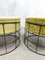 Vintage Danish Wire Stools and Coffee Table by Verner Panton, Set of 3, Image 2