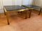 Brass and Glass Side Tables, Set of 2 4