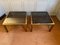 Brass and Glass Side Tables, Set of 2 2