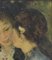 D'après Pierre Auguste Renoir, Confidences, Milieu du 20e Siècle, Huile sur Toile 3