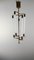 Art Deco Brass Lobby Neon Chandelier from Kaiser Leuchten 5