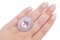 Vintage Amethysts, Diamonds, Rose Gold and Silver Ring, Image 5