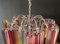 Lámparas de araña Quadriedri italianas de cristal de Murano, años 90. Juego de 2, Imagen 6