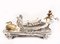 George II Silver Plate Cherub Swan Boat Centerpiece Dish 12