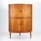 Corner Chest of Drawers with Lamel Doors 1