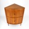 Corner Chest of Drawers with Lamel Doors 4
