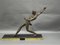 Art Deco Black Marble Thrower by Limousin Javelin, 1930s, Image 4