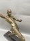 Art Deco Black Marble Thrower by Limousin Javelin, 1930s 3