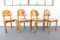 Vintage Danish Pinewood Dining Chairs by Rainer Daumiller for Hirtshals Savvaerk, Set of 4 2