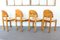 Sedie da pranzo vintage in pino di Rainer Daumiller per Hirtshals Savvaerk, Danimarca, set di 4, Immagine 10