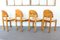 Vintage Danish Pinewood Dining Chairs by Rainer Daumiller for Hirtshals Savvaerk, Set of 4 10