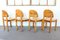 Vintage Danish Pinewood Dining Chairs by Rainer Daumiller for Hirtshals Savvaerk, Set of 4, Image 4
