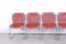 Vintage Space Age Chairs in Steel and Leather, 1970s-1980s, Set of 6, Image 7