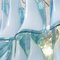 Murano Glass Petal Suspension Chandelier, Italy 8