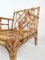 Chippendale Bamboo and Wicker Armchair by Vivai Del Sud, Italy, 1970s 15