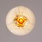 White Shaded Ball with Amber Decoration 8