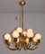 Brass Chandelier, Italy, 1960s, Image 2