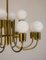 Brass Chandelier, Italy, 1960s, Image 12