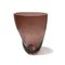 Supernova II Silver Smoke Red L Vase by Simone Lueling for Eloa 1