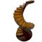 Antique Spiral Mock Up Model of Stairs in Wood, Image 9