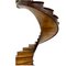 Antikes Modell einer gewundenen Treppe aus Holz 7
