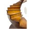 Antikes Modell einer gewundenen Treppe aus Holz 5