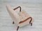 Danish Beech and Fabric Lounge Chair, 1950s 12