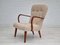 Dänischer Sessel aus Buche & Stoff, 1950er 14