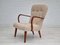 Danish Beech and Fabric Lounge Chair, 1950s 14